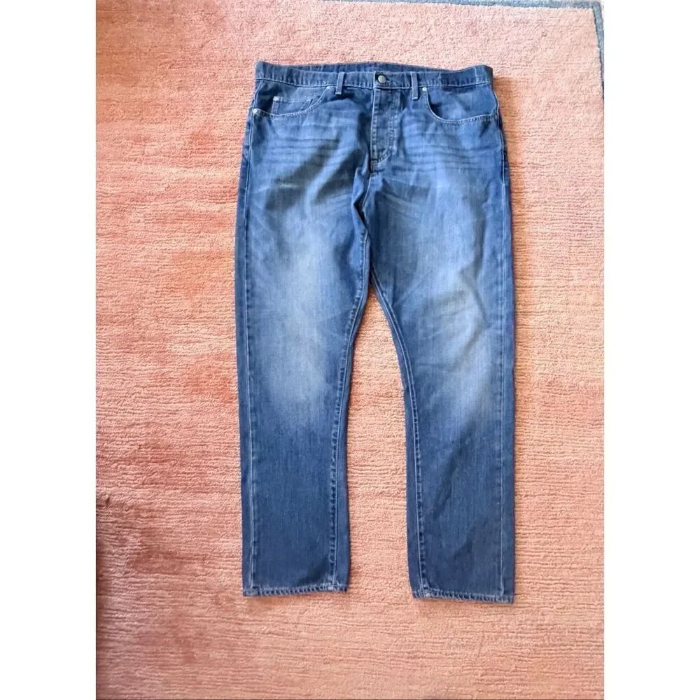 EDUN Men's Deep Blue Slim Jeans